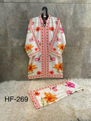 Hoor Tex HF 269 Imported Cotton Printed Cord Set
