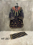 Hoor Tex HF 267 Imported Cotton Printed Cord Set