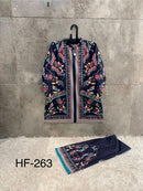 Hoor Tex HF 263 Imported Cotton Printed Cord Set