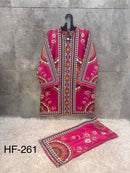 Hoor Tex HF 261 Imported Cotton Printed Cord Set