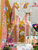 Aasha Designer 1153 A Pure Cotton Print With Exclusive Patch Embroidery Work Pakistani Suits