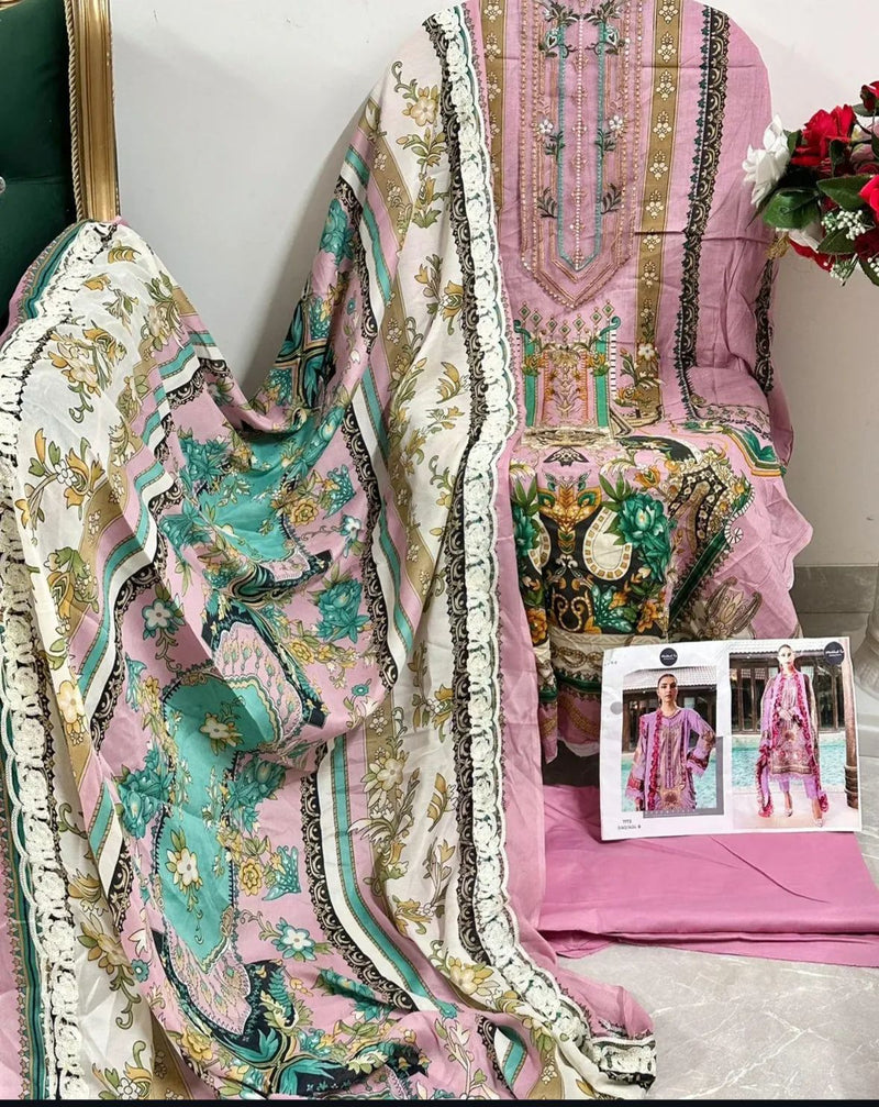 Mehboob Tex 1424 Pure Cotton With Patch Work Casual Pakistani Suits