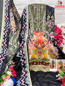 Aasha Designer 1089 Pure Cotton Print With Exclusive Patch Embroidery Work Pakistani Suits