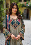 Shree Fab KT 280 Pure Viscous Maslin Digital Print And Hand Work Pakistani Suits