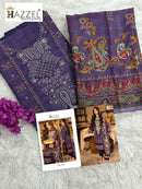 Hazzel Maria B 0354 Pure Cotton Printed Self Embroidery Work Pakistani Suits