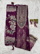 Shree Fabs KT 278 C Pure Viscous Maslin Digital Print And Hand Work Pakistani Suits