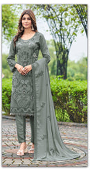 Shanaya S 199 A Fox Georgette Embroidery Sequence Work Heavy Hand Khatali Handwork Pakistani Suits