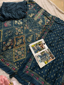 Mehboob Tex 1697 B Pure Viscose Maslin Digital Print With Aari Handwork Pakistani Suits