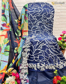 Al Zohaib 1022 G M Basic Pure Cotton Print With Embrodairy Patches Work Pakistani Suits