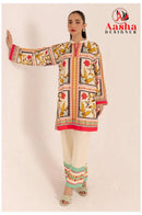 Aasha Designer 10005 Modal Sattin Print Cord Set