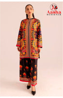 Aasha Designer 10007 Modal Sattin Print Cord Set