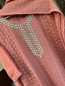 Maria B 1022 C Georgette With Sifli Work Pakistani Suits