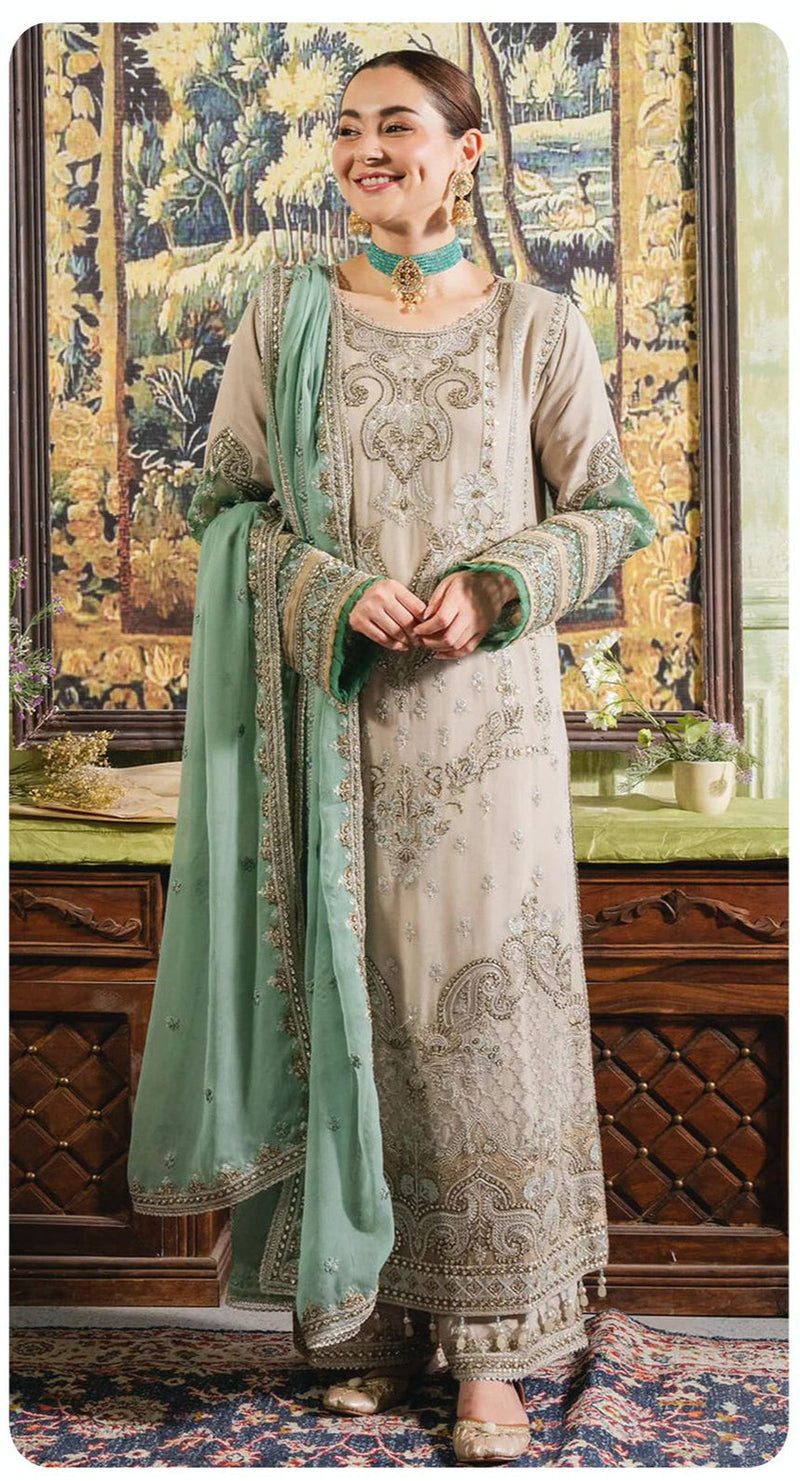 Sajida SD 1038 Georgette With Heavy Embroidered With Khatli Work Pakistani Suits