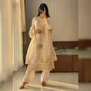 SD 1913 Designer Roman Silk Sequence Embroidered Cotton Work Traditional Suits