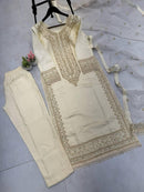 SD 1913 Designer Roman Silk Sequence Embroidered Cotton Work Traditional Suits