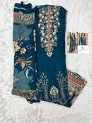 Shree Fabs KT 246 Pure Viscous Maslin Digital Print And Hand Work Pakistani Suits