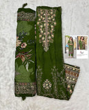 Shree Fabs KT 246 C Pure Viscous Maslin Digital Print And Hand Work Pakistani Suits