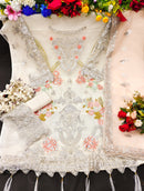 KF 149 Butterfly Net With Sequence Embroidery With Diamond Work Pakistani Suits