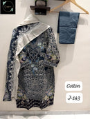 Sapphire Jazmin 143 D Readymade Lawn With Heavy Multiple Patches Suits