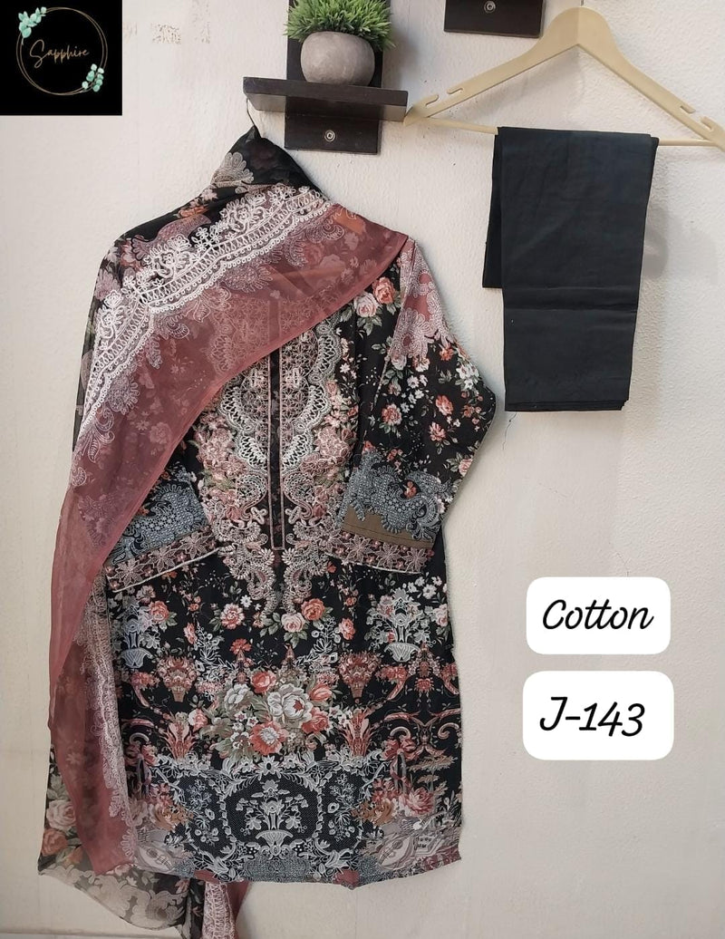 Sapphire Jazmin 143 C Readymade Lawn With Heavy Multiple Patches Suits