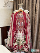 Maria B 1024 Self Embroidery Cotton Stitched Pakistani Suits