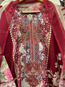 Maria B 1024 Self Embroidery Cotton Stitched Pakistani Suits