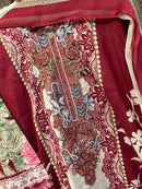 Maria B 1024 Self Embroidery Cotton Stitched Pakistani Suits