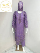 Mannat D 509 Readymade Lawn Suits With Heavy Embroidery Neck Work Pakistani Suits