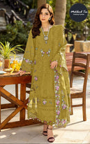 Mehboob Tex 1704 Pure Cotton With Heavy Self Embroidery Work Pakistani Suits