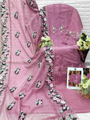 Mehboob Tex 1705 Pure Cotton With Heavy Self Embroidery Work Pakistani Suits