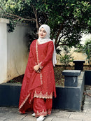 SD 7071 B Aadhya Sequence Embroidery On Silk Fabric Worked Suits