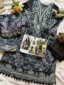 Mehboob Tex 1661 Pure Cotton Print With Embroidery Patched Work Pakistani Suits