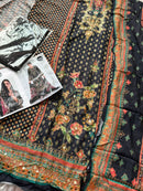 Mehboob Tex 1693 Pure Viscose Maslin Digital Print With Aari Handwork Pakistani Suits