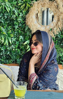 Aasha Designer 1102 Pure Cotton Print With Heavy Self Embroidery Work Pakistani Suits