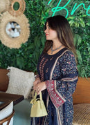 Aasha Designer 1102 Pure Cotton Print With Heavy Self Embroidery Work Pakistani Suits