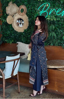 Aasha Designer 1102 Pure Cotton Print With Heavy Self Embroidery Work Pakistani Suits