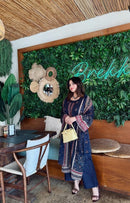 Aasha Designer 1102 Pure Cotton Print With Heavy Self Embroidery Work Pakistani Suits