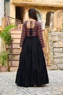 LW 9256 Black Attractive Navratri Special Gown Rich Sense Of Style