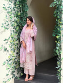 Jihan 3622 Cotton With Fancy Heavy Self Embroidery Worked Pakistani Suits