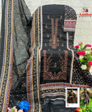 Aasha Designer 1102 B Pure Cotton Print Self Embroidery With Hand Work Khatli Pakistani Suits