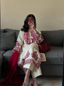 SD 386 Designer Wear Roman Silk Embroidered Work Traditional Suits