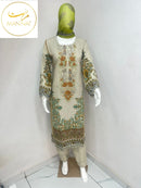Mannat DNO 512 LAWN COTTON WITH EMBROIDERY PATCH WORK READY MADE SUIT