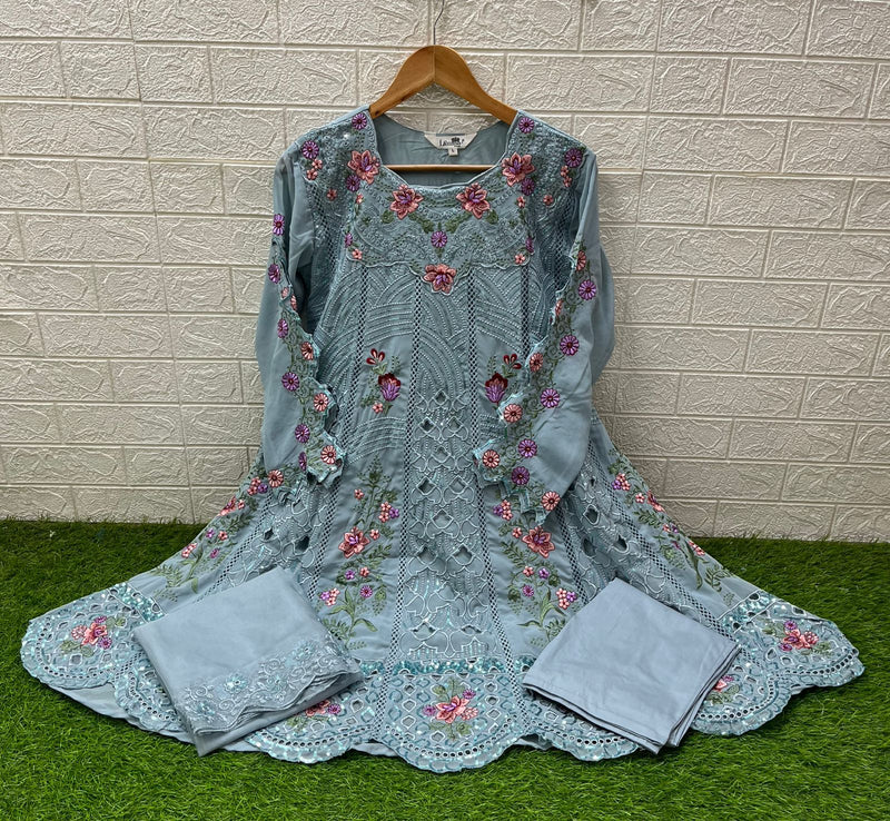 Laxuria Trendz 1505 Designer Style Tunic Classic Heavy Embroidery Luxury Pŕet