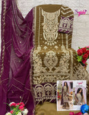 Sajida Designer SD 1045 Khushbu Georgette Heavy Embroidered With Khatli Work Pakistani Suits