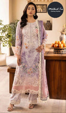 Mehboob Tex 1635 Pure Cotton Print With Embroidery Self Work Pakistani Suits