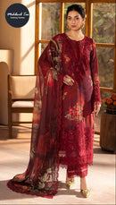 Mehboob Tex 1637 Pure Cotton Print With Embroidery Self Work Pakistani Suits