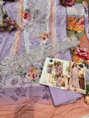 Mehboob Tex 1635 Pure Cotton Print With Embroidery Self Work Pakistani Suits