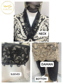 Mannat D No 507 Readymade Lawn Suits With Heavy Patches Work Suits