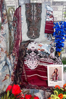 Hazzel 0324 Pure Cotton Printed And Embroidery Patches Work Pakistani Suits