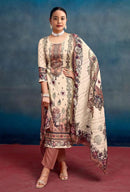 Jihan 3822 D Pure Viscous Muslin Digital Print With Exclusive Aari N Handwork Pakistani Suits